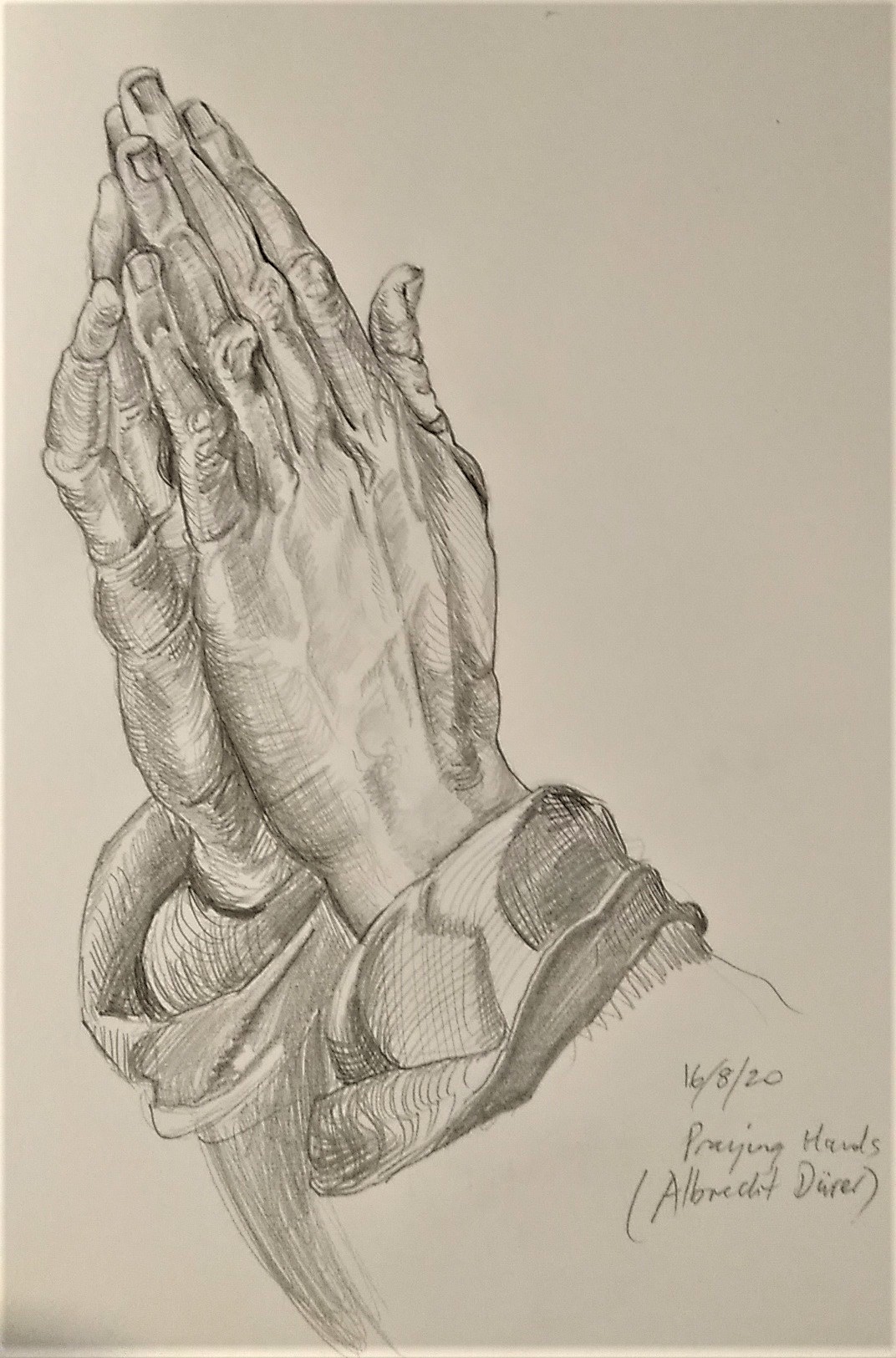 Praying Hands sketch