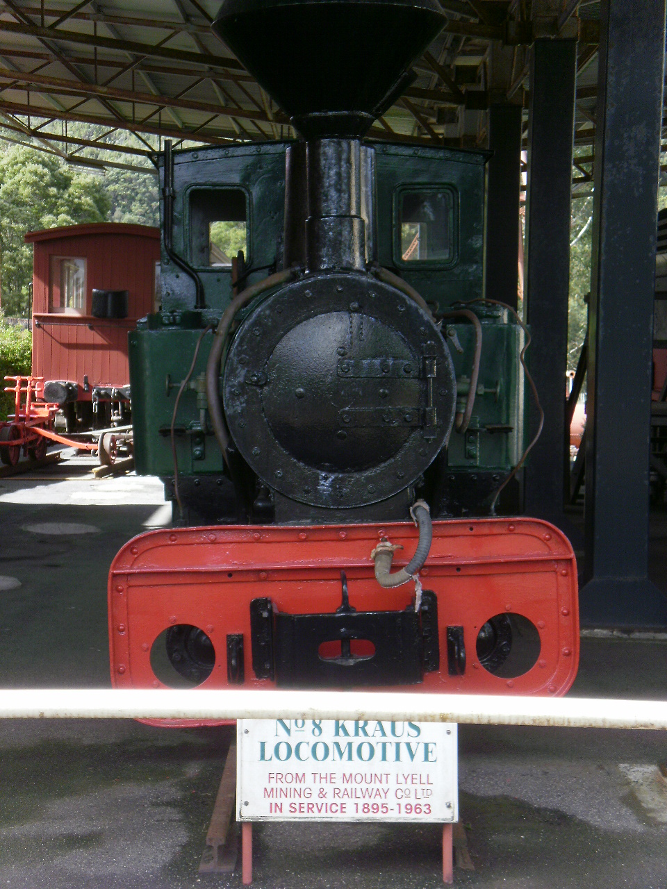 Train at museum